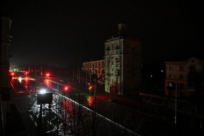 Russia Strikes Cause Blackouts Across Southeastern Ukraine