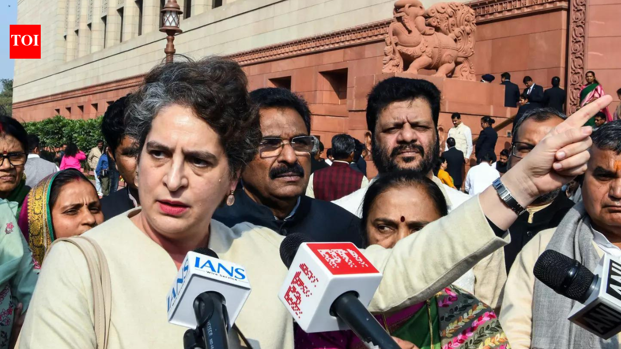 Priyanka Gandhi Denies Congress MPs Misbehaved with Speaker