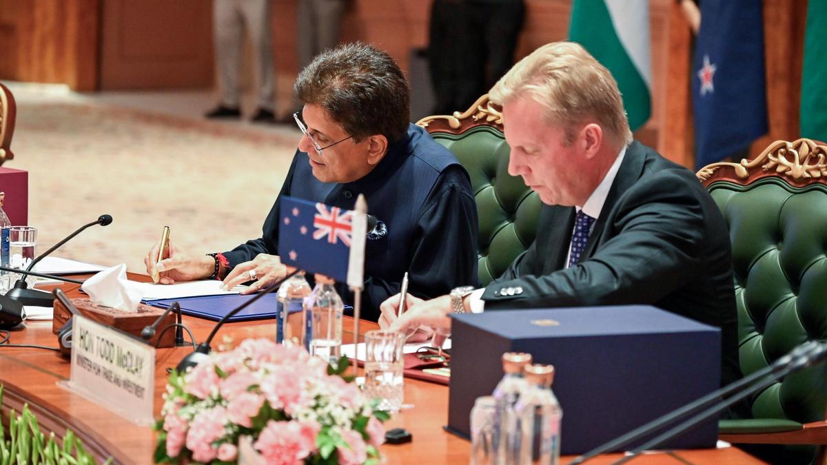 India and New Zealand Sign Historic Free Trade Agreement