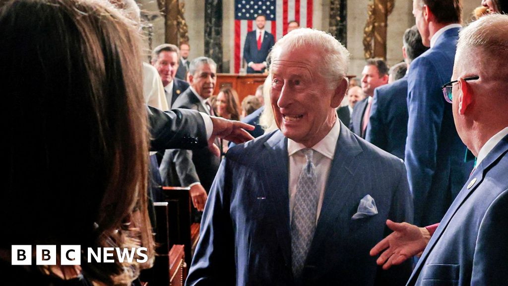 King gets ovation for Congress speech warning of volatile world