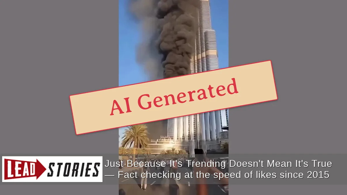 Dubai Skyscraper Safe Amid Missile Attacks: Viral Video False