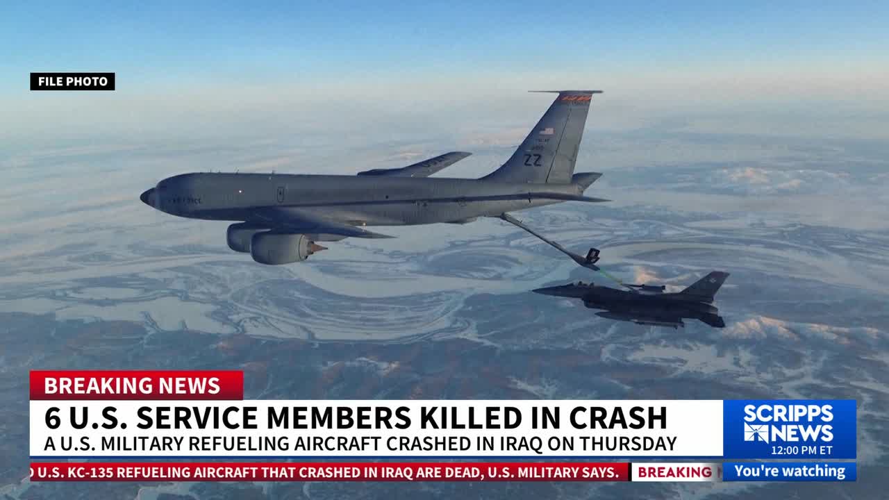 USA Military Refueling Plane Crashes in Iraq; Six Dead