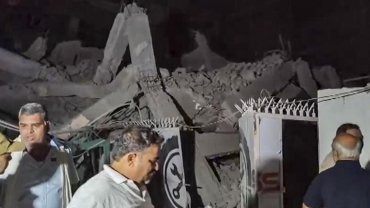 Building collapses near Saket metro station; 8 persons rescued, several feared trapped