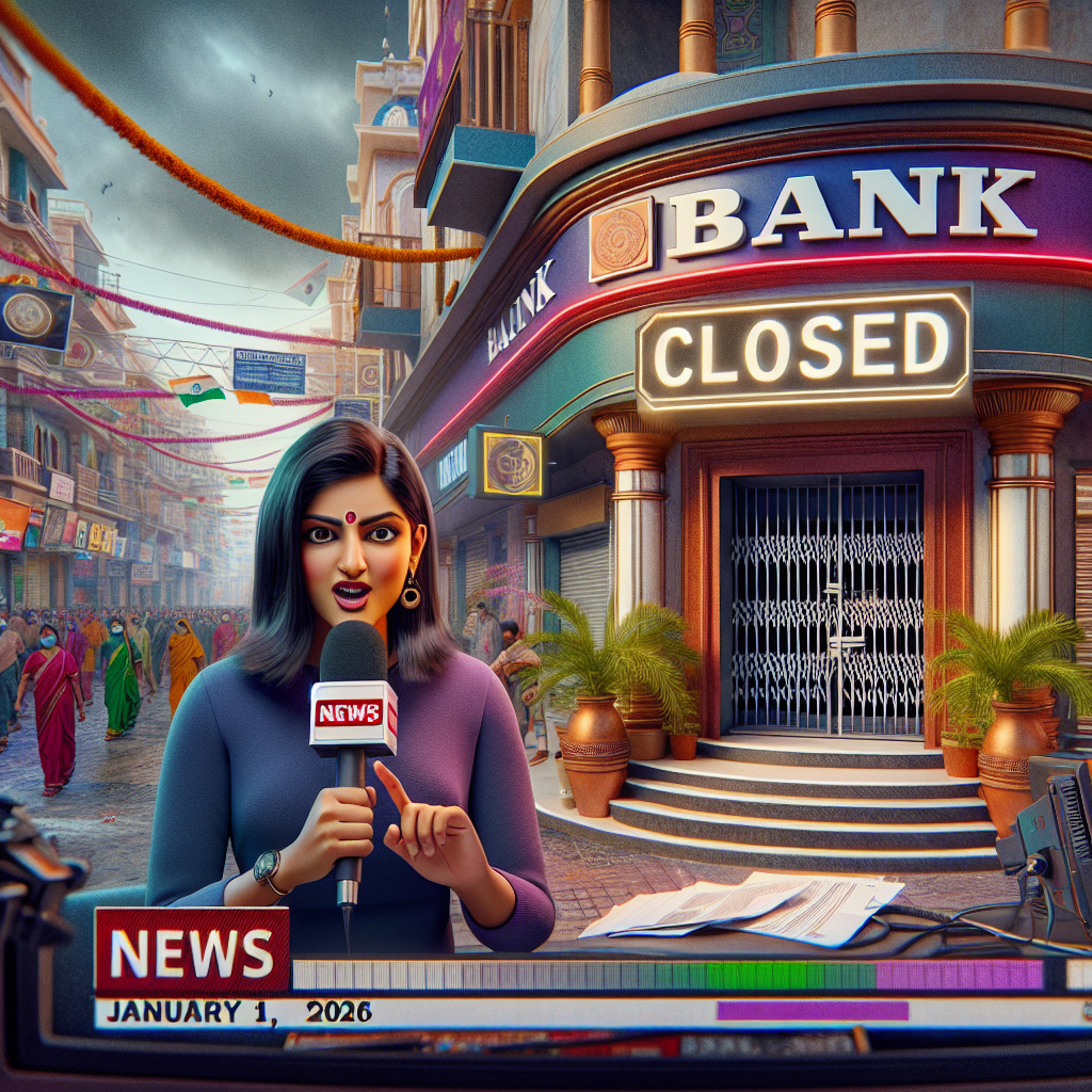 Banks Closed on January 1, 2026 in India