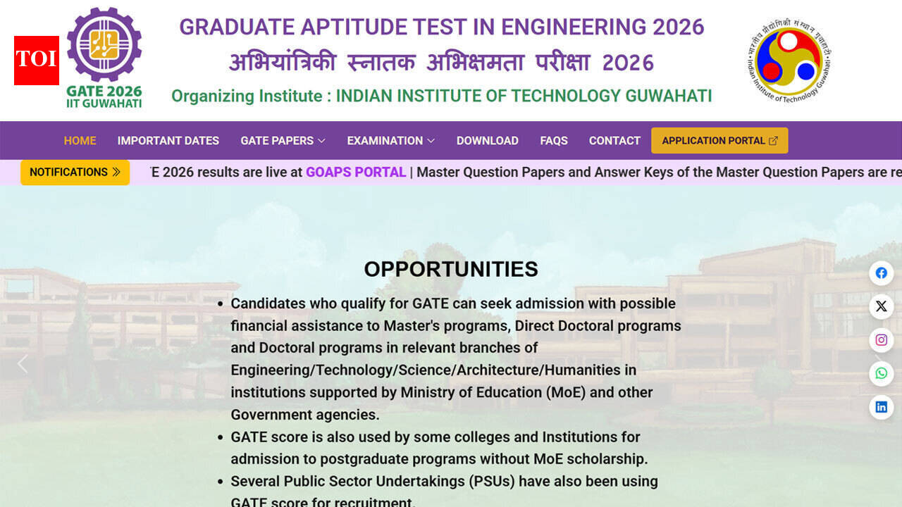 GATE 2026 Results Now Available for Candidates